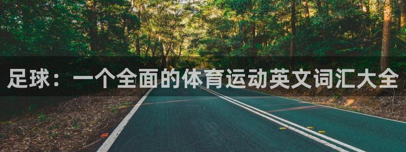 678体育官网：足球：一个全面的体育运动英文词汇大全